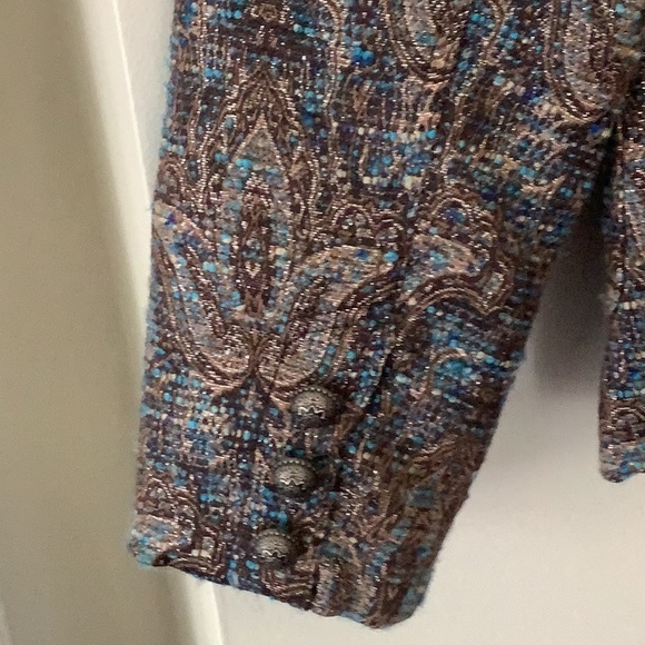 Multicoloured shimmery blazer, NWOT - Picture 7 of 8